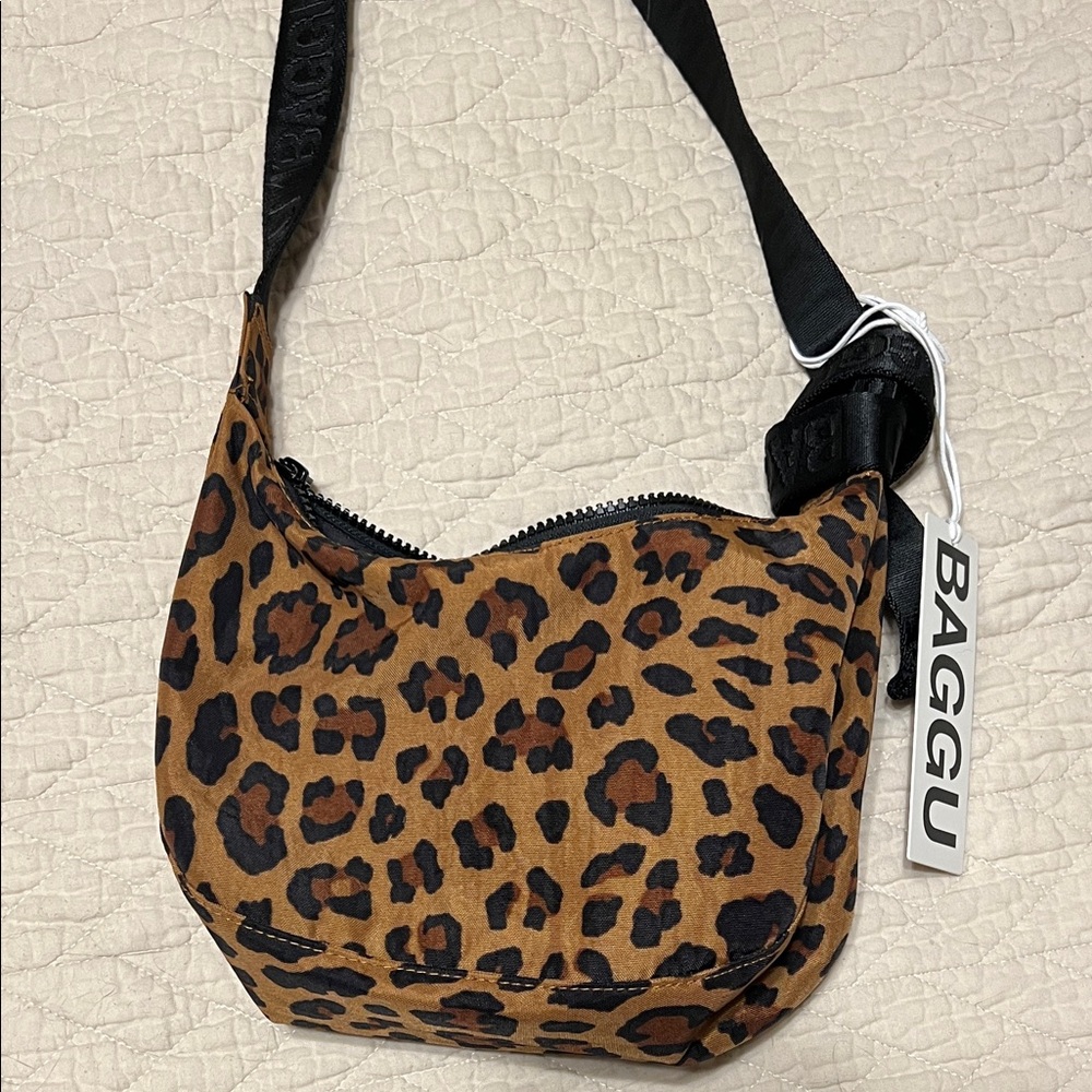Baggu Wild Leopard Crossbody Bag